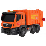 Oranžové smetiarske auto – svetelné a zvukové efekty Oranžové smetiarske auto – svetelné a zvukové efekty